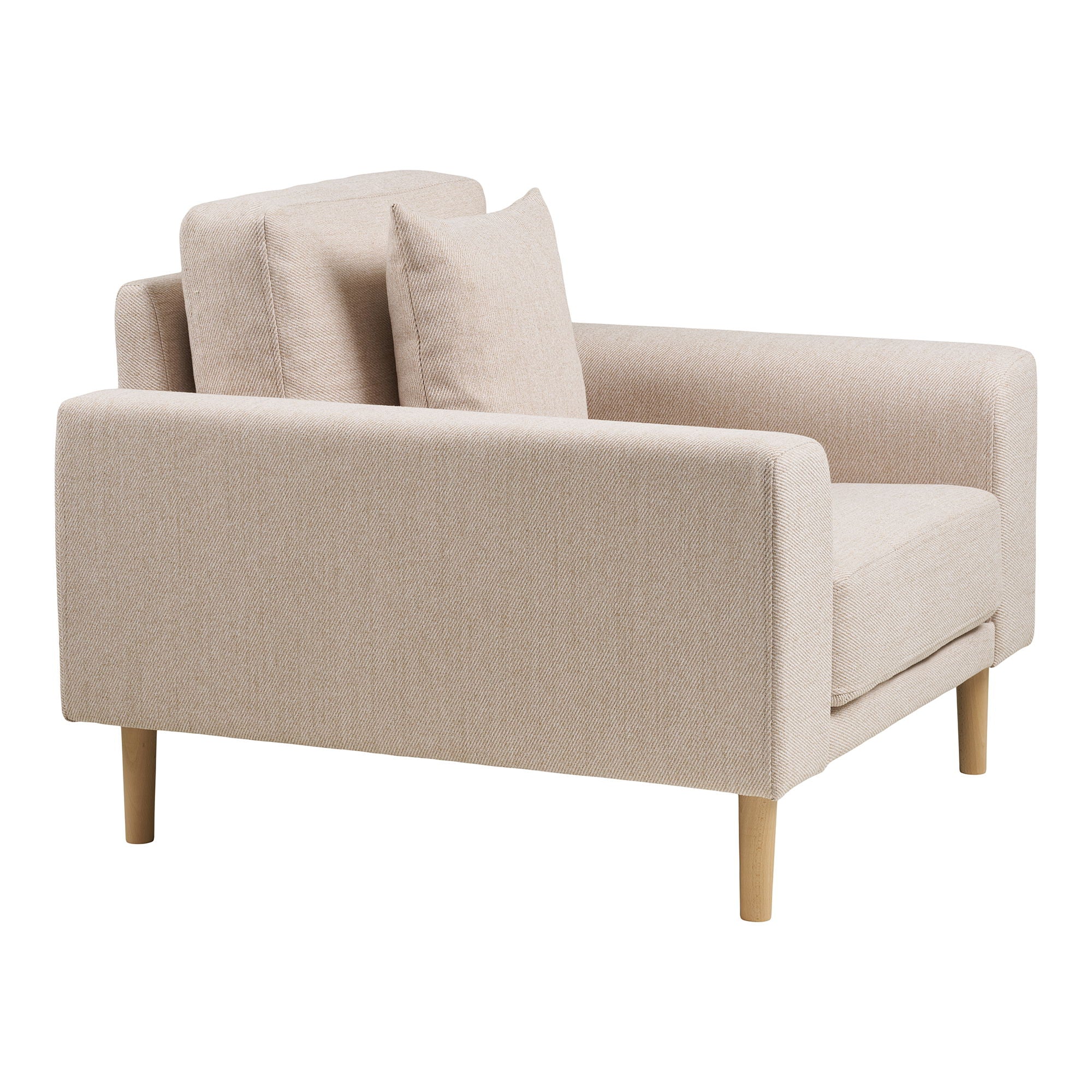 Lido – Loungesessel, sandfarben, modern & komfortabel, 92 × 90 × 54 cm